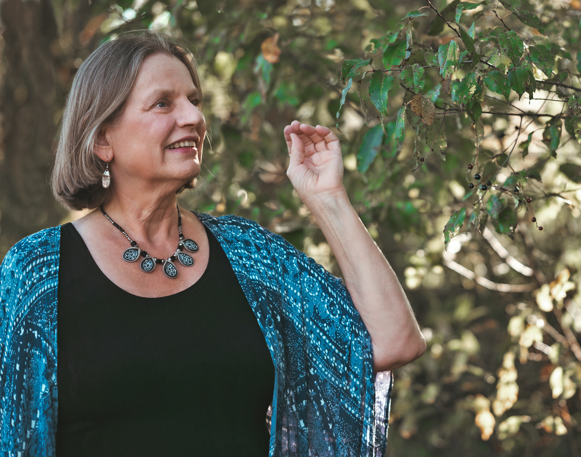 Annette in goldenrod meadow